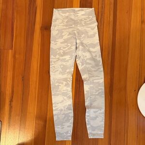 lululemon athletica White Camouflage Leggings